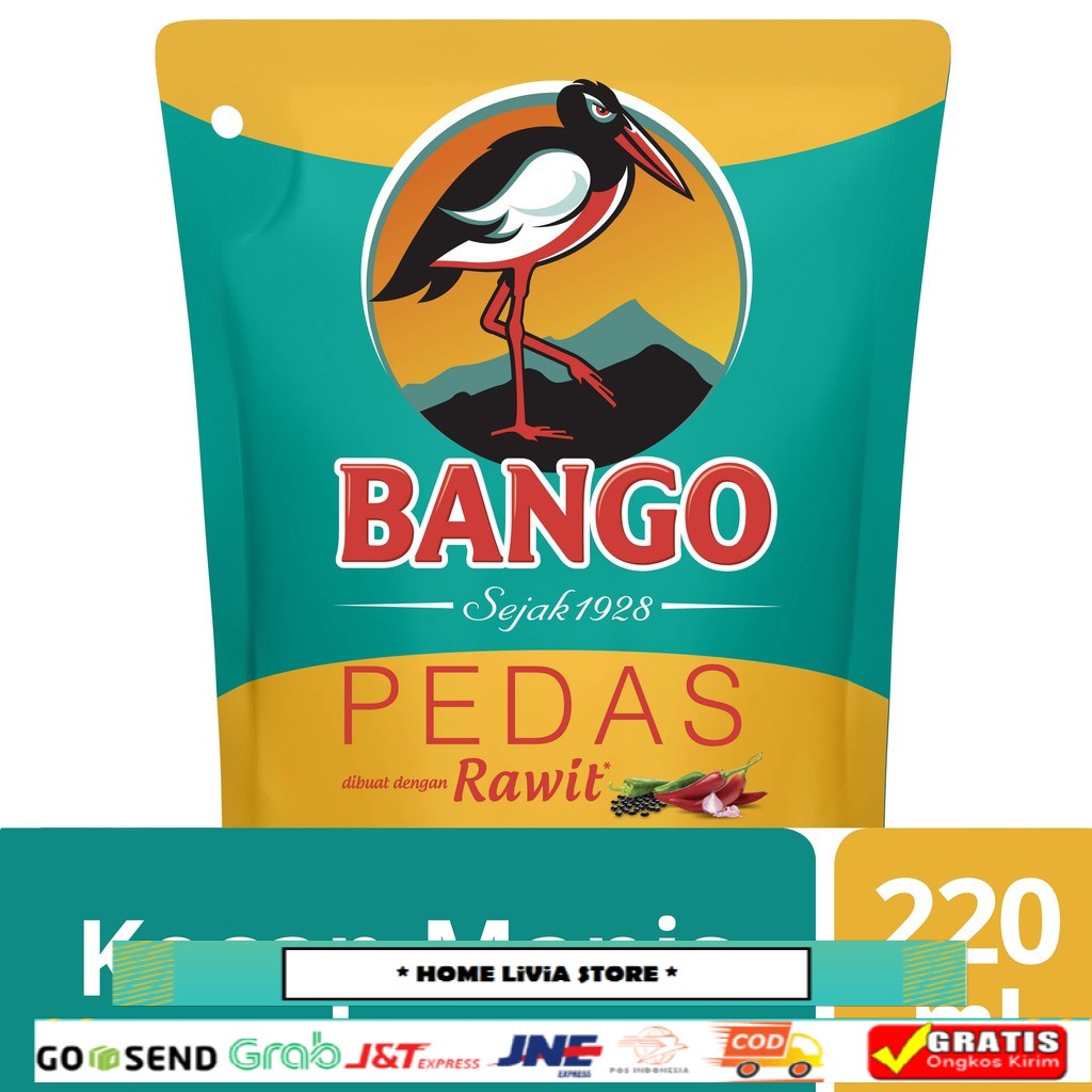 

Bango Kecap Manis Pedas 220 ml