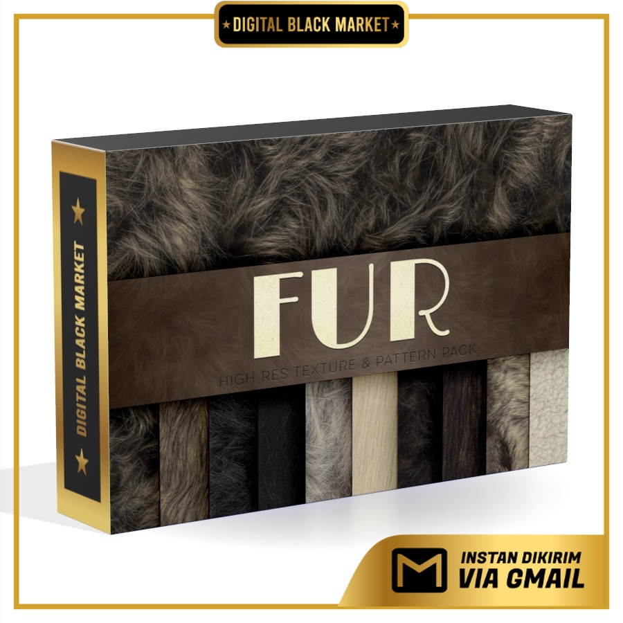 Fur Texture Pattern Pack - Photoshop &amp; Illustrator