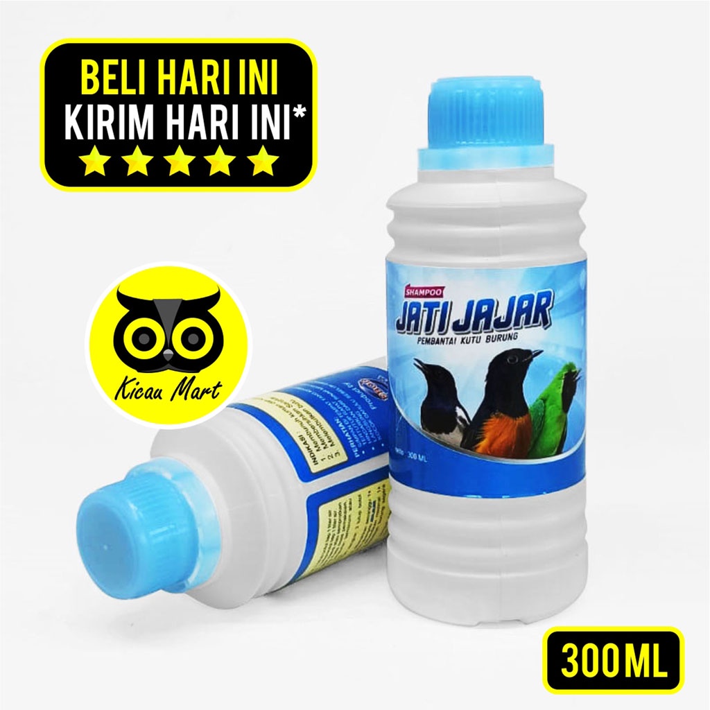 SHAMPO SAMPO BURUNG JATI JAJAR JATIJAJAR EBOD JAYA 300 ML OBAT PEMBASMI KUTU JAMUR BULU KUSAM SPJJBEJ