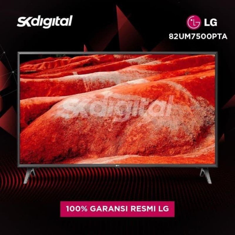 TV LED LG 82 UM7500 82 inch UHD4K SMART Magic remote