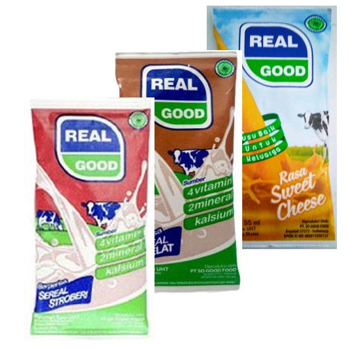 

Susu UHT Real Good Mini 50 ml Paket isi 10pcs