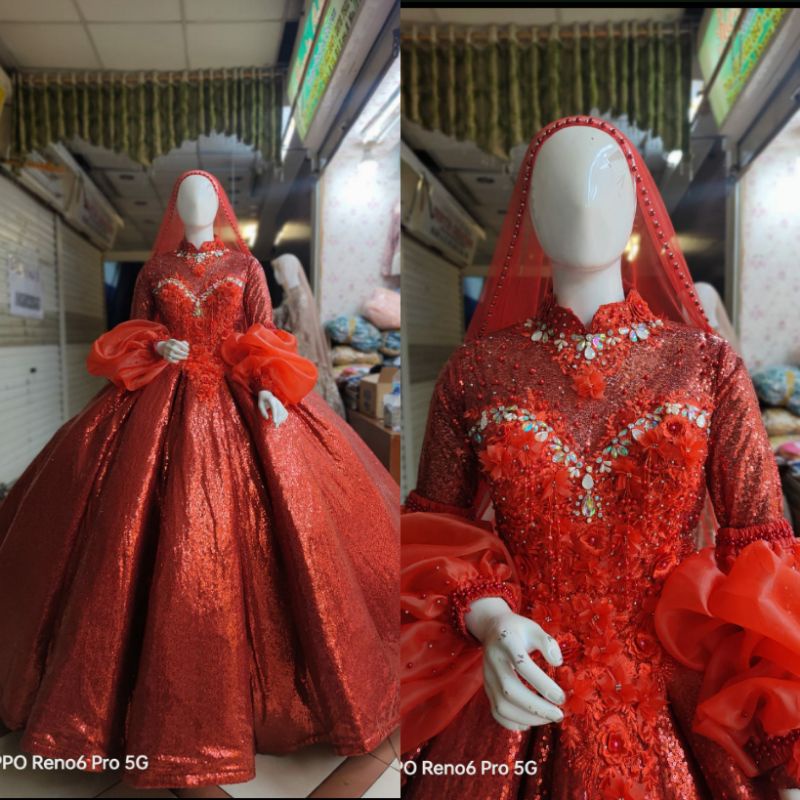 GAUN PENGANTIN AVENGER BELIMBING BUSA//GAUN WEDDING BARBIE BEREKOR//BAJU PENGANTIN