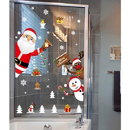 [ Christmas Wall Window Stickers Home Decoration Products Accessories ]