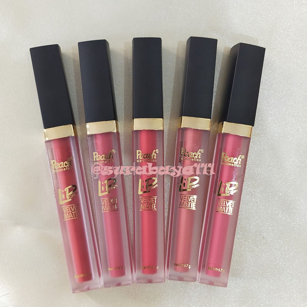 PEACH LIP CREAM VELVET MATTE / KOSMETIK BIBIR BPOM