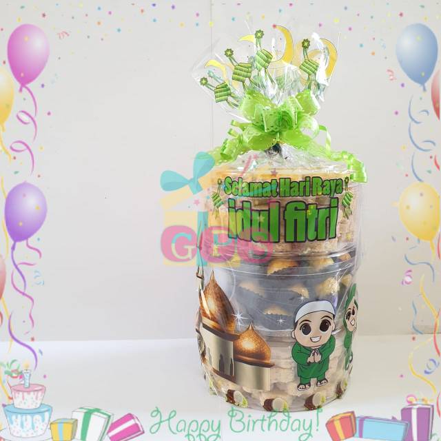 

Plastik + Pita Idul Fitri Lebaran Goodie Bag Toples Kue Kering
