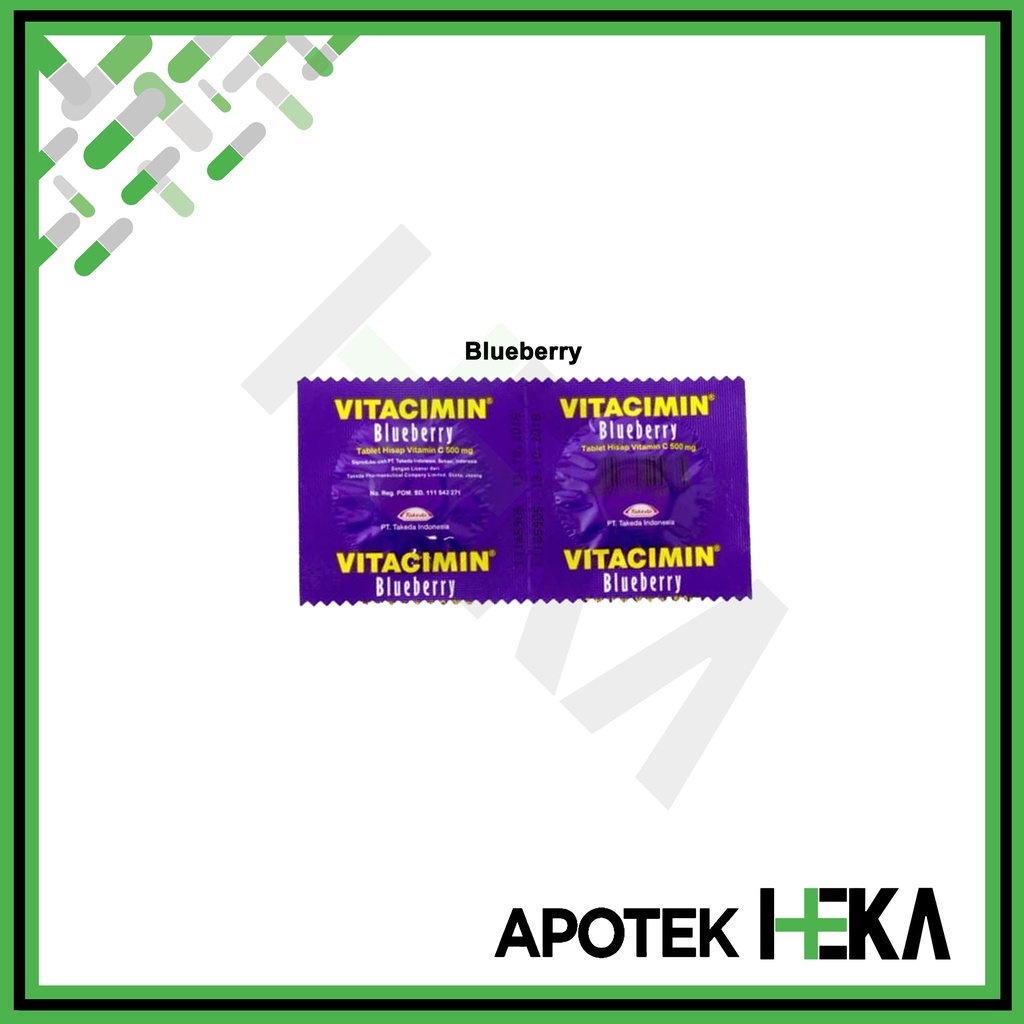 Vitacimin Takeda Vitamin C 500 mg Strip isi 2 Tablet (SEMARANG)