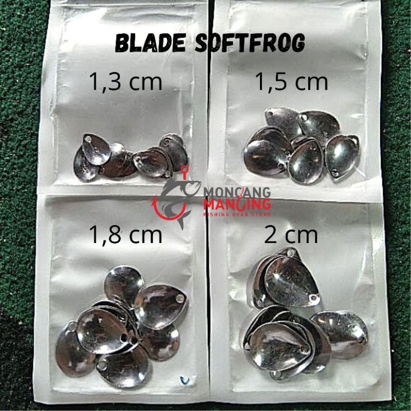 BLADE SOFT FROG MURAH SIZE 1,3CM 1,5CM 1,8CM 2 CM.. BAHAN STAINLESS MURAH DAN AWET