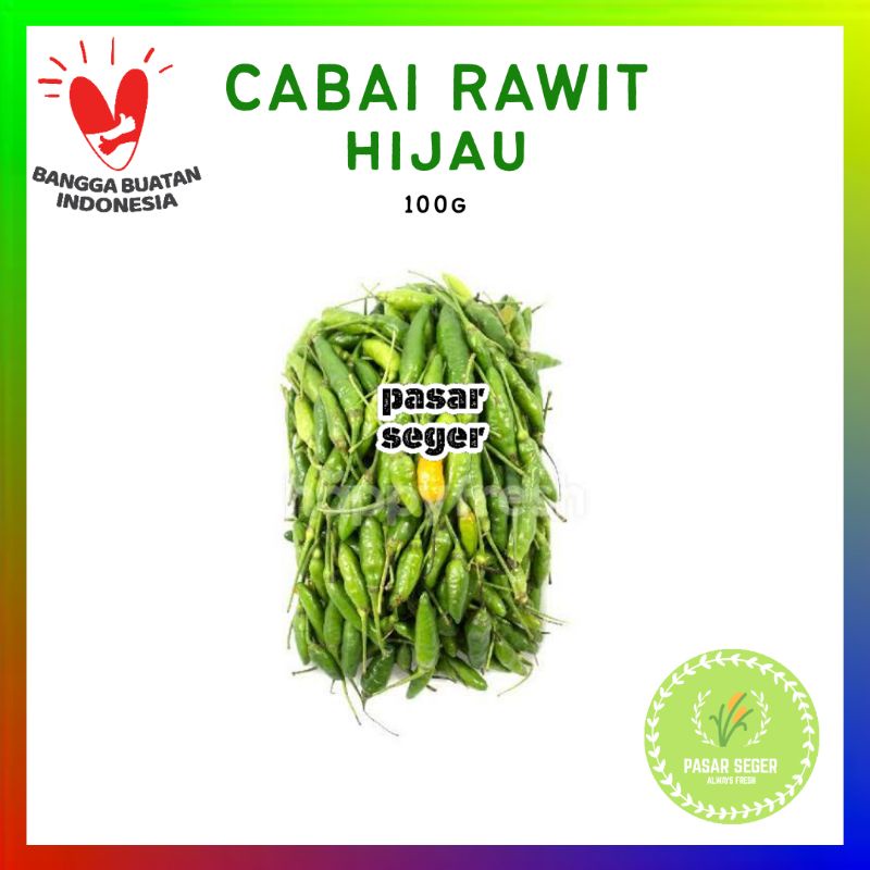 

cabai / cabe rawit hijau [100g]