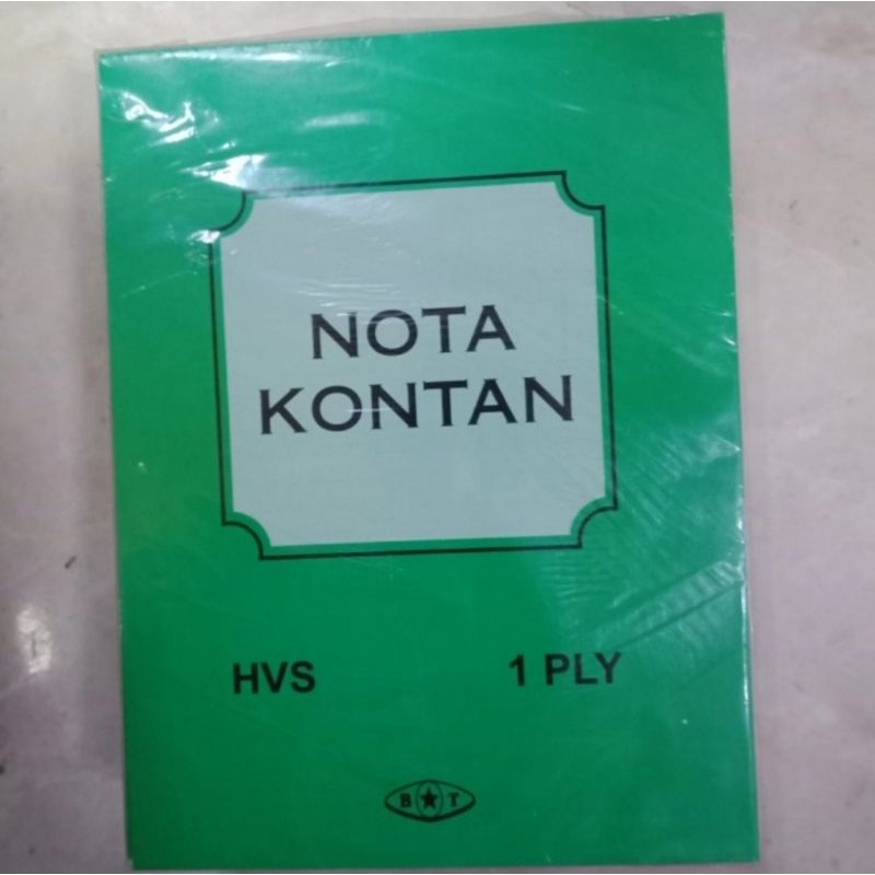 

Nota Kontan Kecil BOT 1 Play (1pcs) 45 lembar 10,5*16,3cm