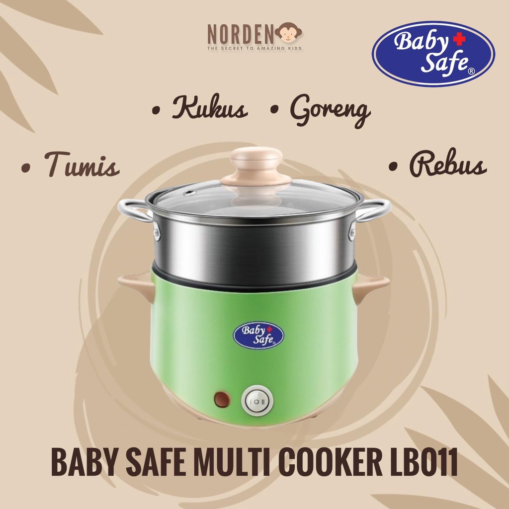 Baby Safe Multi Cooker LB011/Alat Masak Elektrik/Alat Masak MPASI