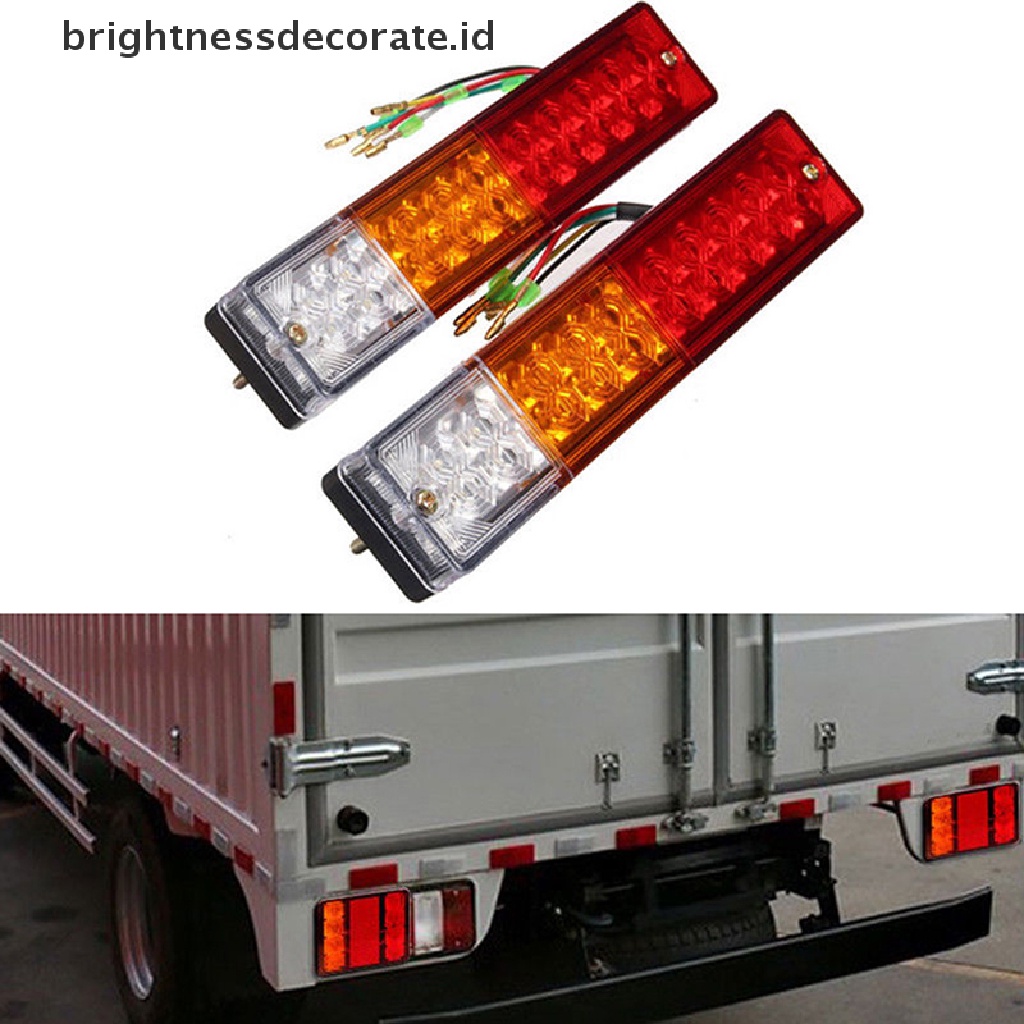 Lampu Indikator Rem Belakang 20 LED Untuk Mobil Truk Trailer