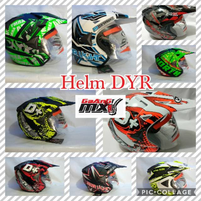 Helm semi cross DYR