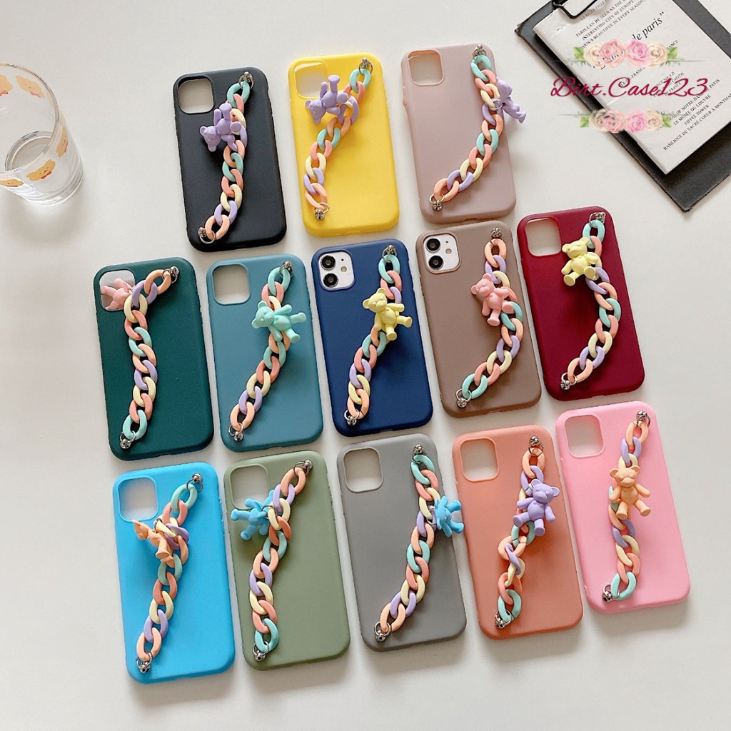 Case Softcase Candy Gelang Rantai Oppo F5 F9 A7 A5s A12 F11 Pro A5 A33 A9 2020 BC2276