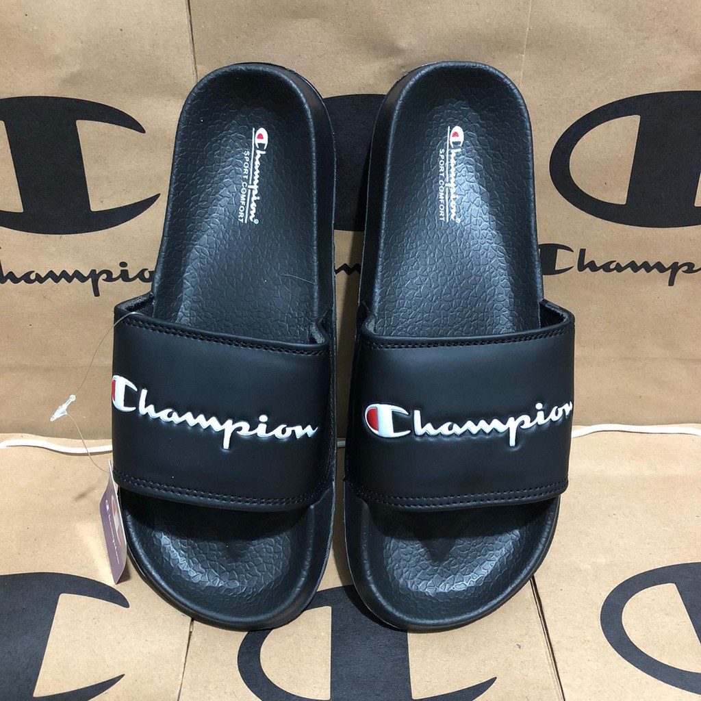 Sandal champions Termurah sandal slop kasual pria wanita Sandal Slide keren terbaru 2021