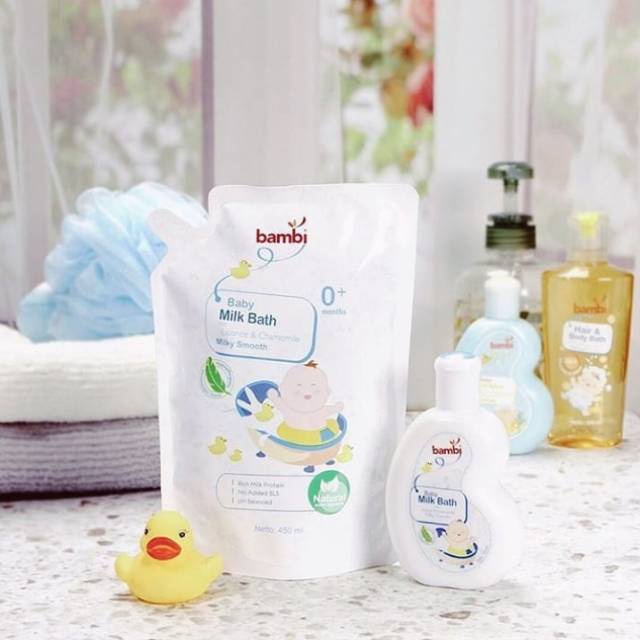 *FRAULEINCO* Bambi Baby Milk Bath 100ml / Sabun mandi bayi