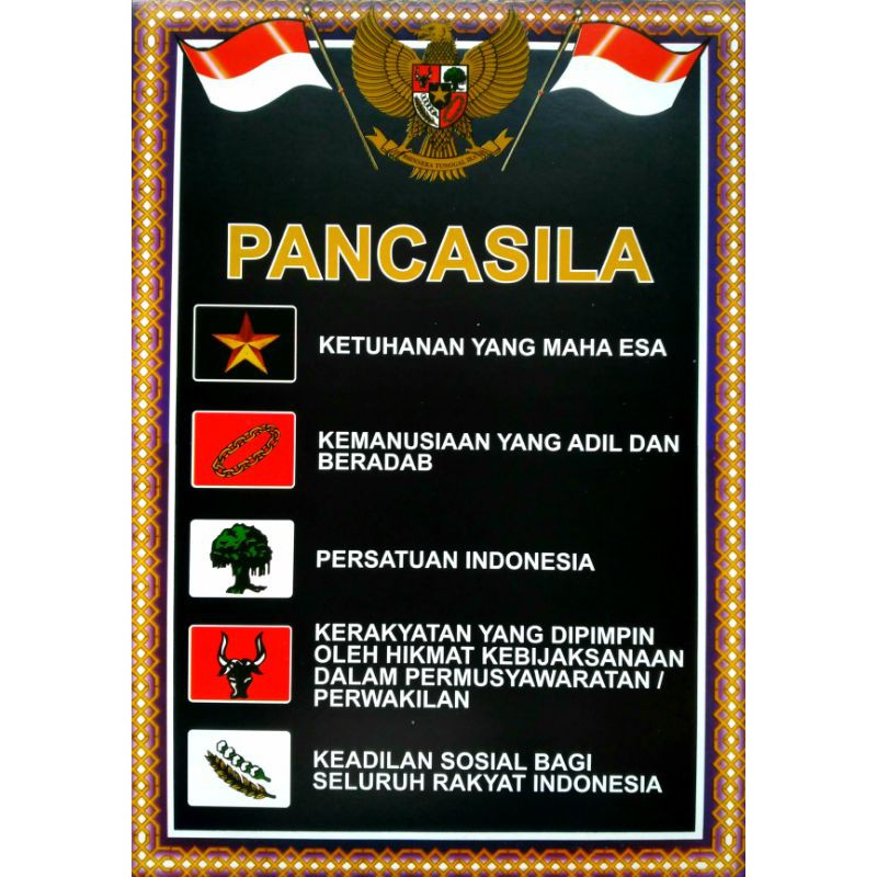 

POSTER EDUKASI PANCASILA UKURAN 24X35