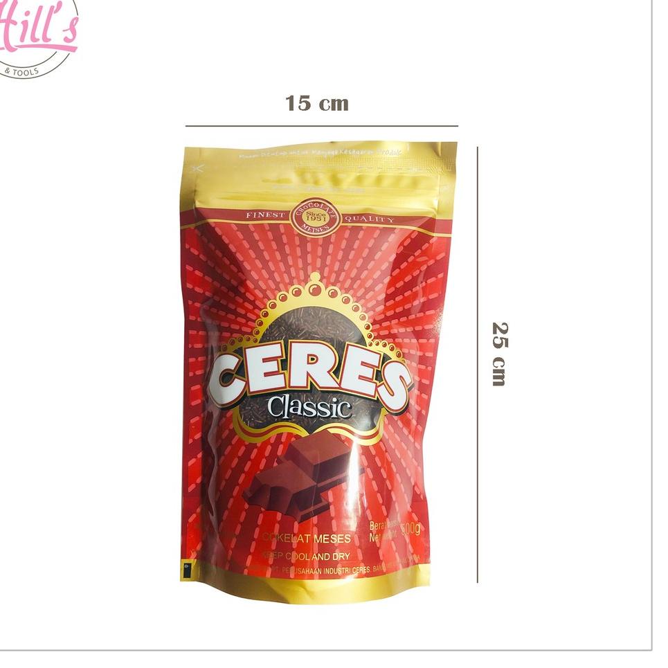 

Serba murah Meises CERES 500 gr Ziplock / Meses / Coklat Butir 98 → ☢