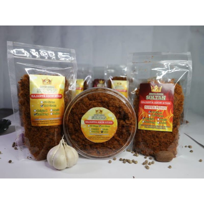 

ABON ayam kampung SULTAN 100gr