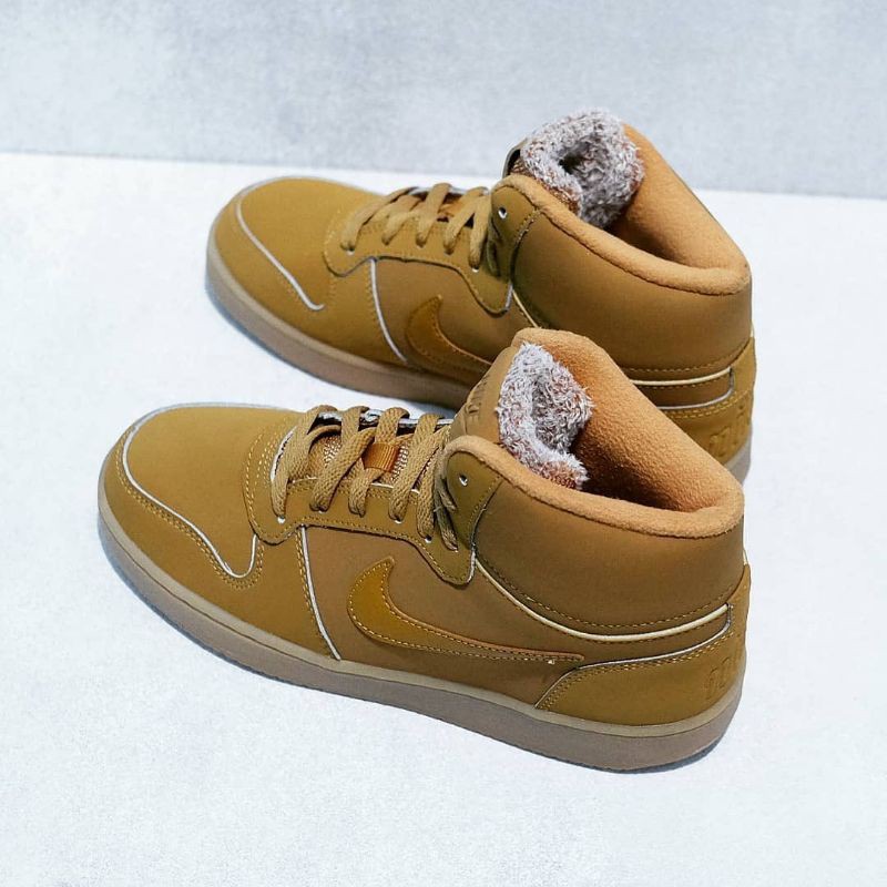 Sepatu Nike Ebernon Brown Nubuck Mild Original