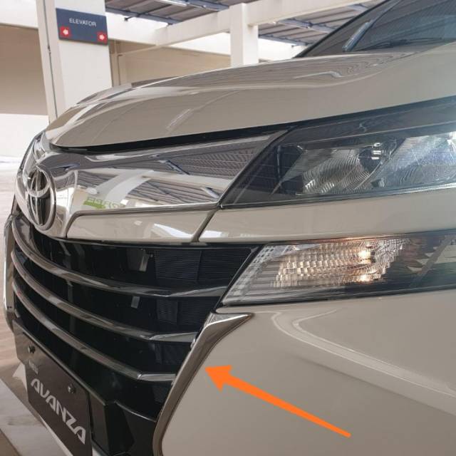 List Chrome Bumper Depan Avanza Xenia 2019