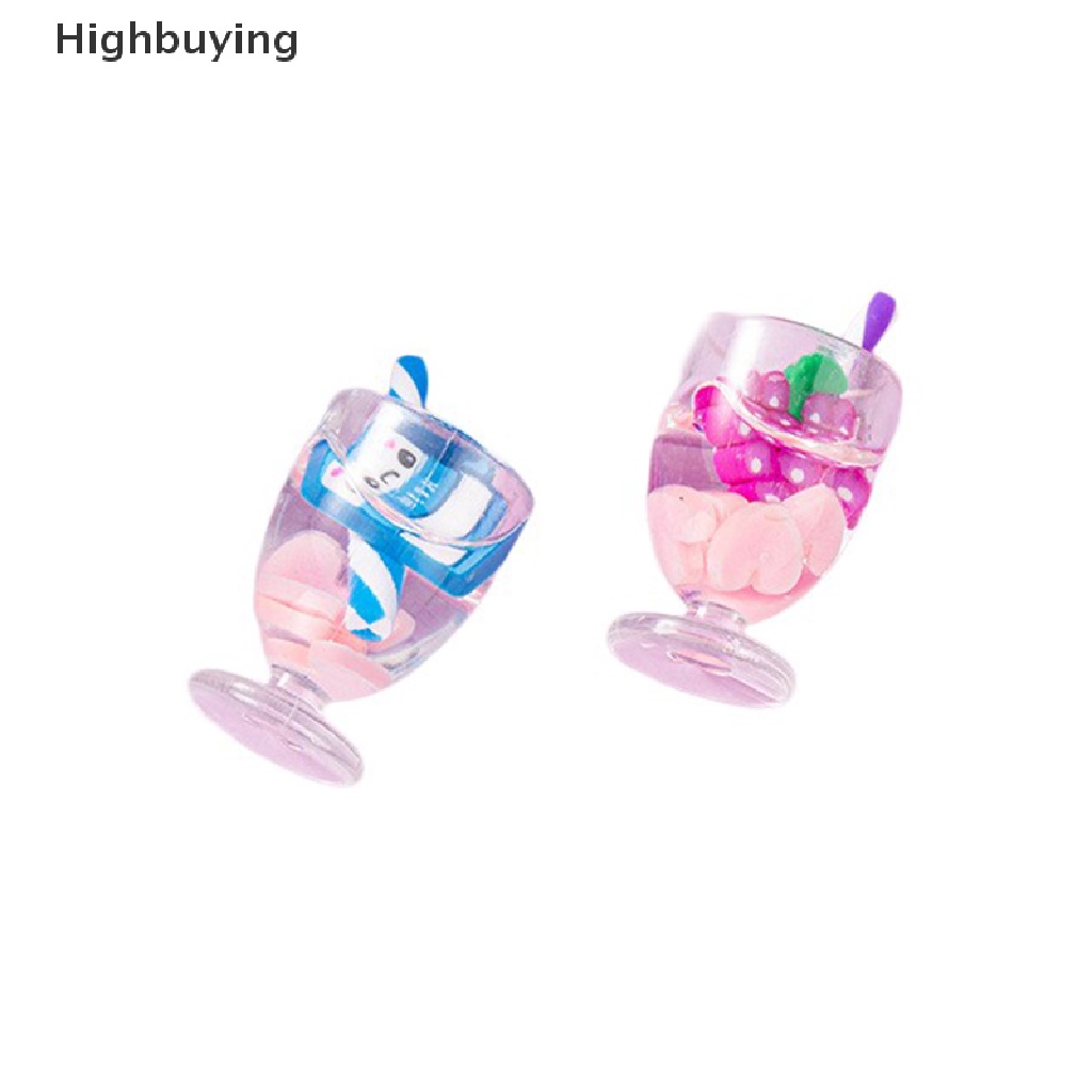 Hbid 10PCS / Set Mainan Miniatur Sippy Cup Bahan Resin Skala 1: 12 Untuk Dekorasi Rumah Boneka Glory