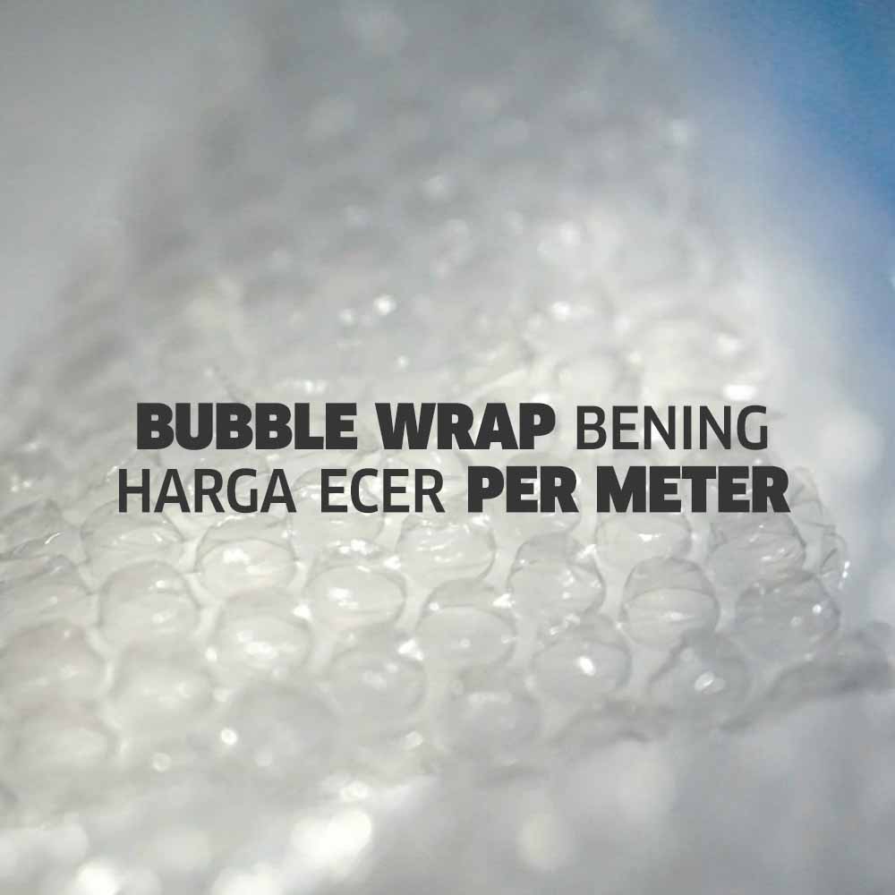 

Bubble wrap bening ecer per meter lebar 62cm