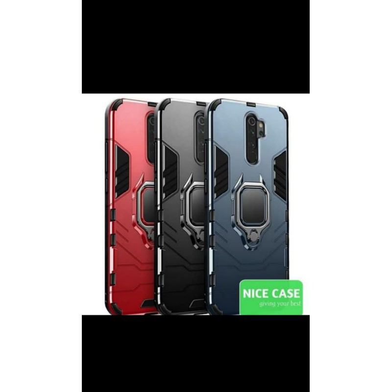 Case Iron Armor + Ring Xiaomi Redmi Note 8 Pro New