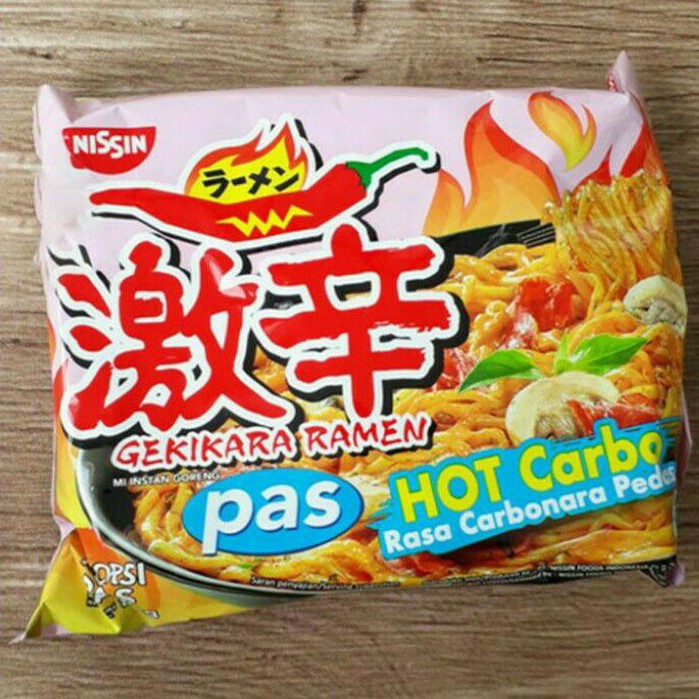 

NISSIN GEKIKARA RAMEN HOT CARBO PORSI PAS - 81GRAM