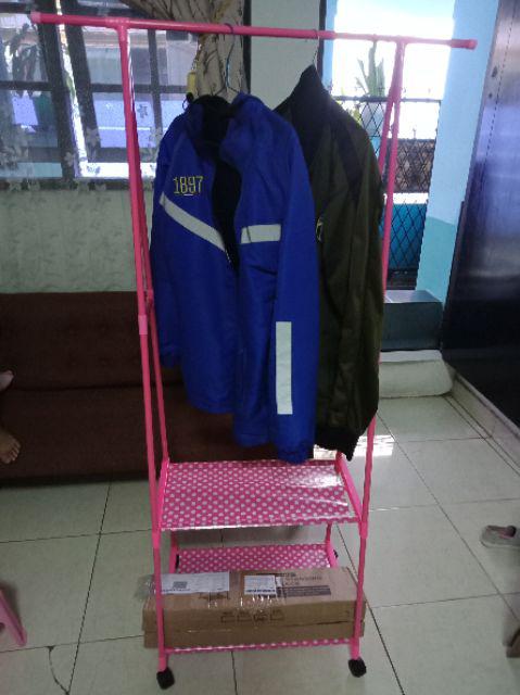 Triangle Stand Hanger Standing Rak Serbaguna Gantungan Serbaguna
