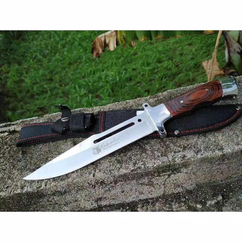 PISAU KOMANDO SURVIVAL KIT BUSHCRAFT COLUMBIA G08 HUNTING BERBURU