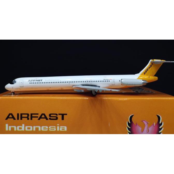 ***COD** Diecast Pesawat Airfast Indonesia MD82 PK-OCT Phoenix 1:400
