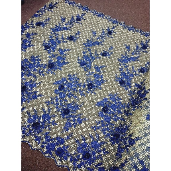 Kain Tile 3d Brukat Mutiara Gliter,tulle Brokat Kebaya Modern,Brukat Meteran