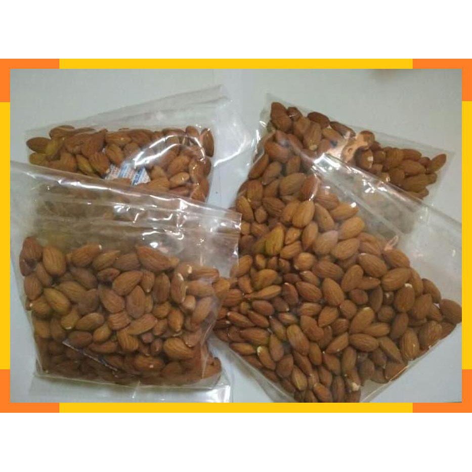 

250gr kacang almond oven panggang roasted original usa repack