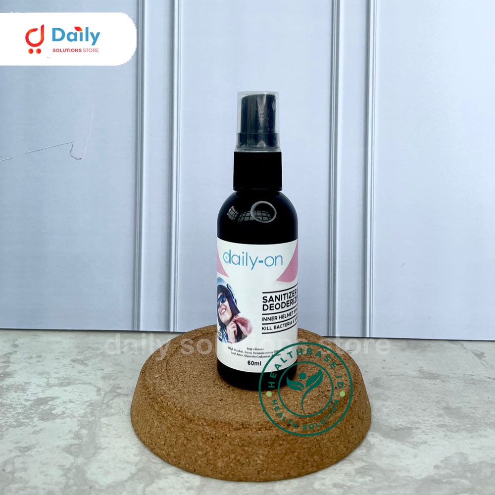 PENGHILANG BAU APEK HELM ANTI BACTERIAL - ANTI VIRUS - ANTI GATAL | SANITIZER HELMET &amp; DEODORIZER DAILY-ON