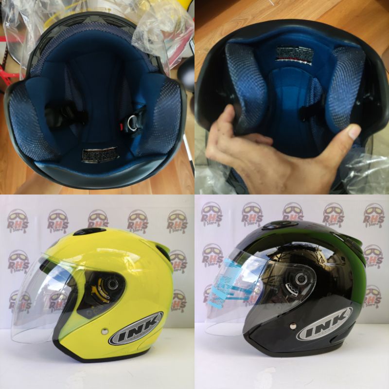 Helm Centro Mirip INK free Sticker INK / helm ink Kw super
