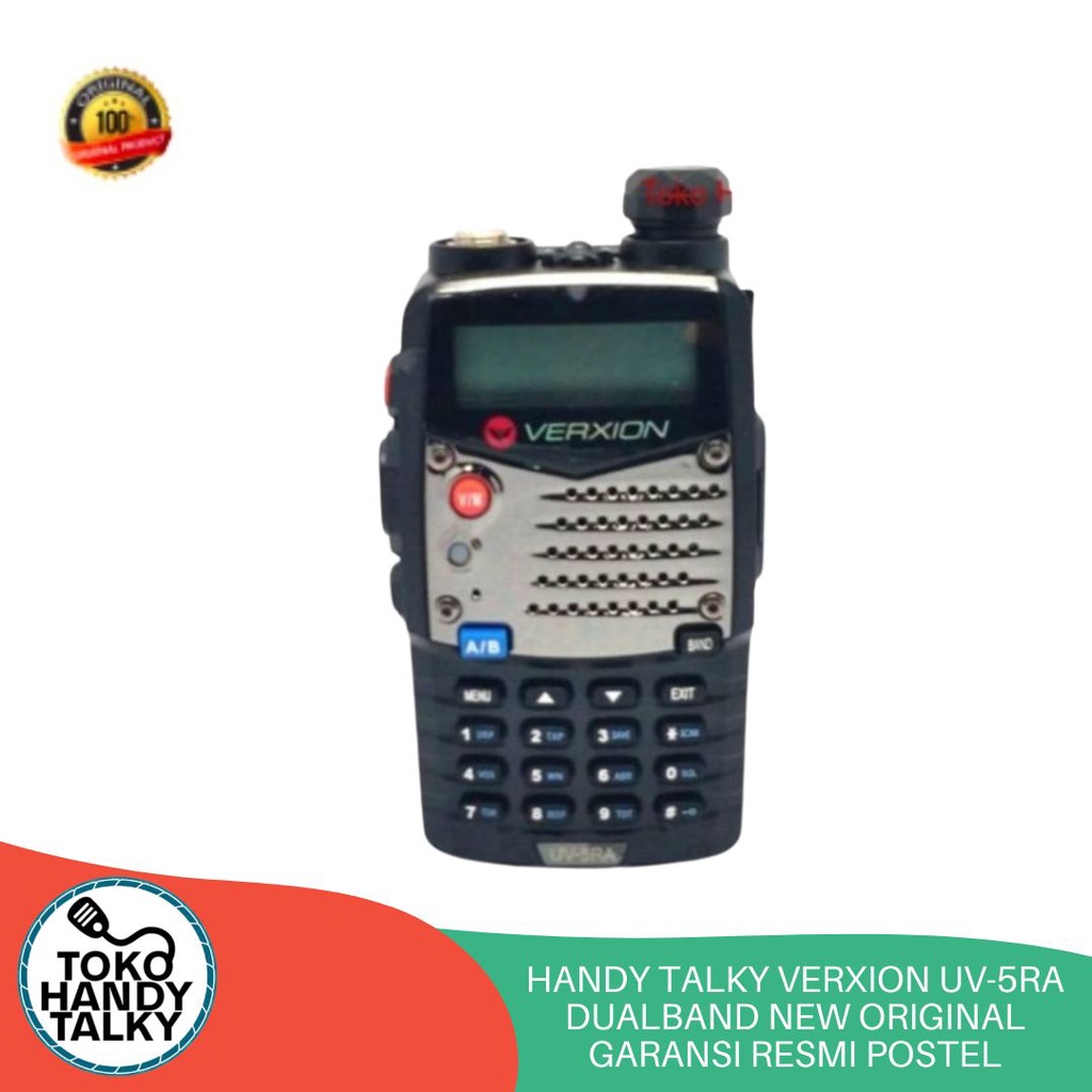 HANDY TALKY VERXION UV-5RA DUALBAND NEW ORIGINAL GARANSI RESMI POSTEL