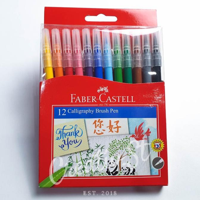 

[[COD]] Faber Castell Calligraphy Brush Pen Set TERJAMIN Kode 911