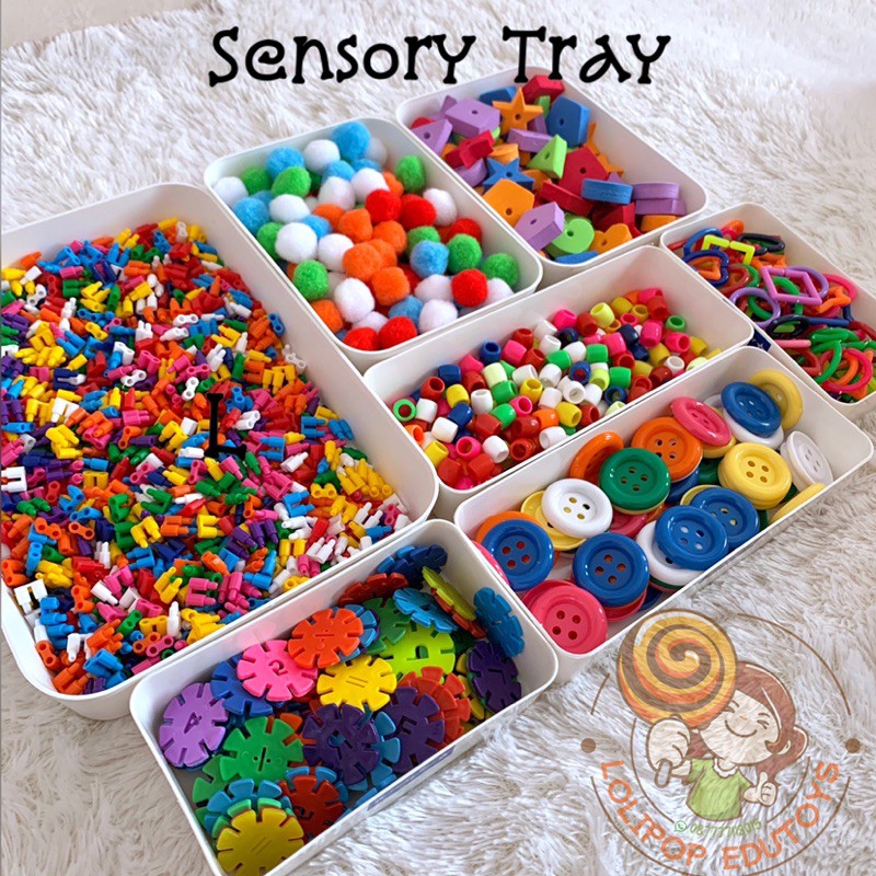 Lolipop - Montessori Sensory Tray / Nampan Bermain / Sensory Tray