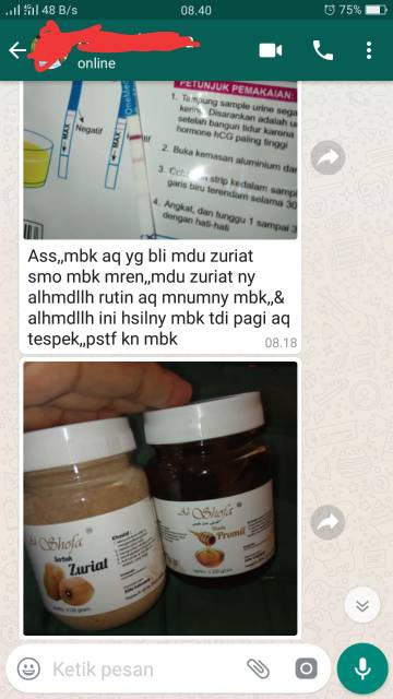 

Ay00! Paket Promil Serbuk Zuriat Al Shofa Dan Madu Promil Al Shofa