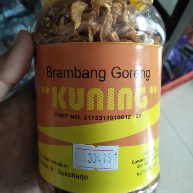 

Brambang goreng "KUNING