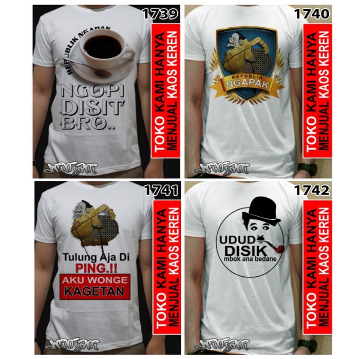 kaos baju kata kata republik ngapak