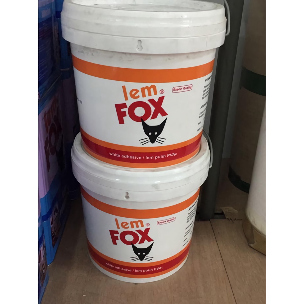 

LEM KAYU 10 Kg / LEM FOX EMBER / LEM PUTIH EMBER BERKUALIATAS