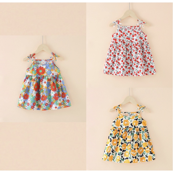 babyfit juicy [2-7thn] dress anak perempuan tanktop gaun mini anak import jx-828r