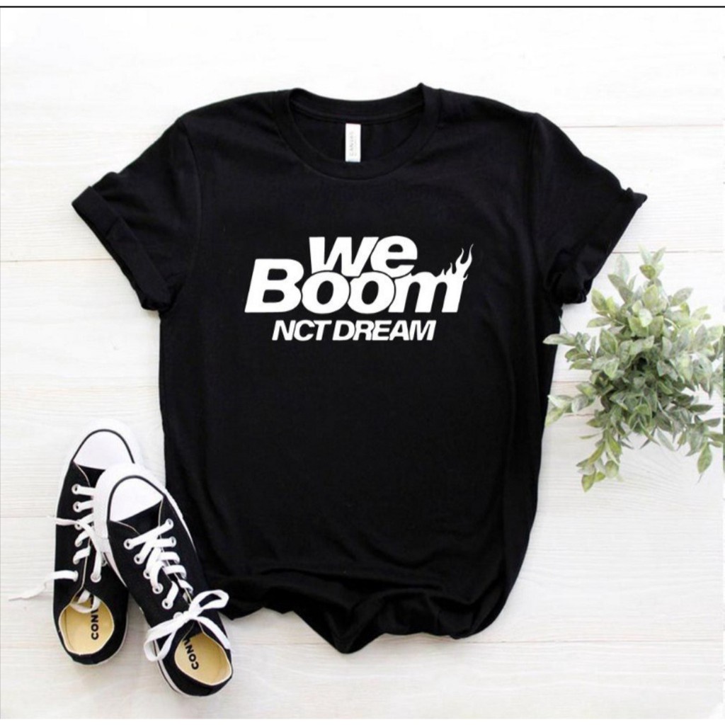 MYSTIQUE.ID-BAJU KAOS WE BOOM  T-SHIRT LUCU DAN AESTHETIC