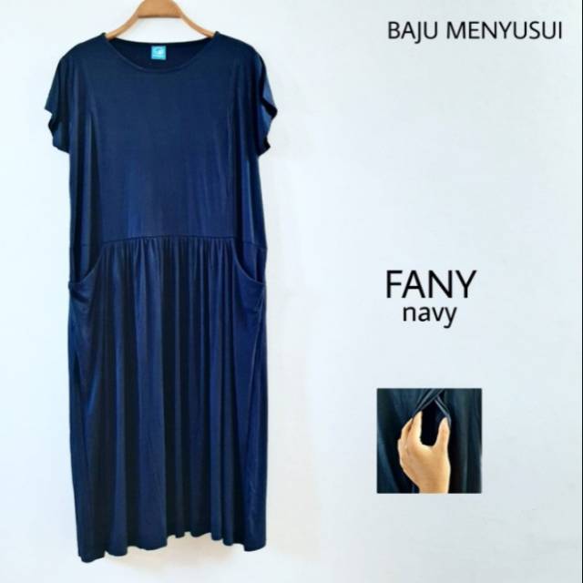 MAMIGAYA Nursing Wear Fany Dress Menyusui Baju Menyusui