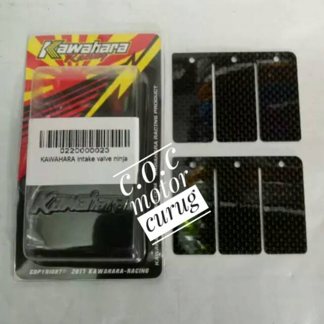 LIDAH MEMBRAN VALVE KAWAHARA CARBON KAWASAKI NINJA 150 R RR SS ORI ORIGINAL BUKAN UMA RACING FAITO