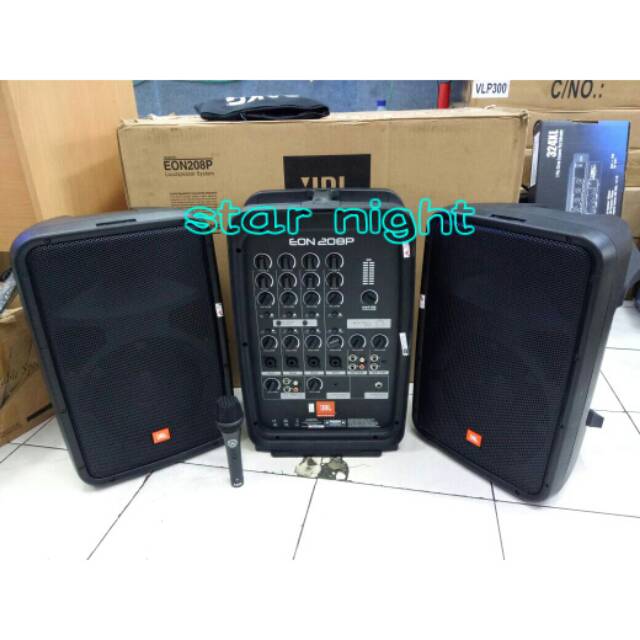 Speaker Portable JBL EON 208 P Bluetooth ORIGINAL
FREE 1bh mic kabel AKG