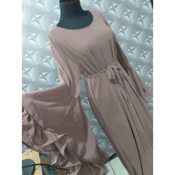 Abaya sifon nude