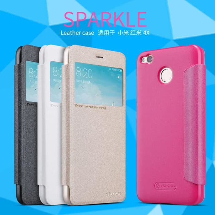 XIAOMI Redmi 4X Flip Cover View NILLKIN Sparkle Hard Case