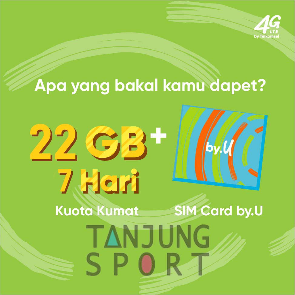 Kartu Perdana byU ex Hup Beta Paket Data Telkomsel by.U Paling Murah Ready Stock